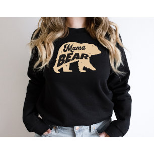 Sudadera Oso Mamá-Día de las Madres-Mamá-Divertido