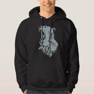 Sudadera Oso Marrón rugido Oso Predador Grizzly B