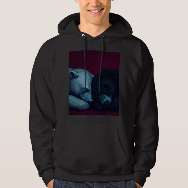 Sudadera Oso negro y polar (Anverso)