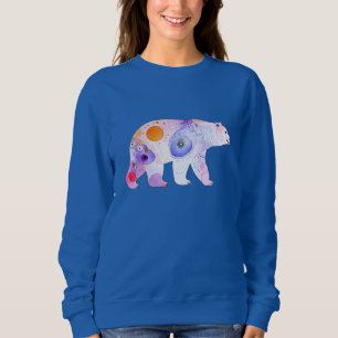 Sudadera Oso nórdico en acuarela