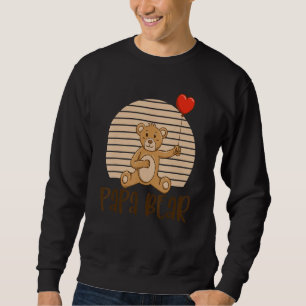Sudadera Oso Papá Oso Teddy Corazón Globo Corazón