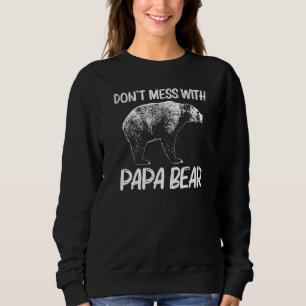 Sudadera Oso Para Hombres Papá Osos Polares Panda Sun Fores