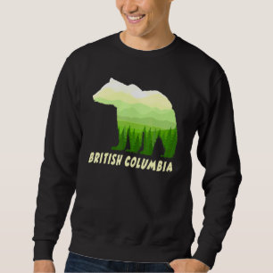 Sudadera Oso pardo de Columbia Británica en bosque de Canad