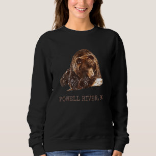 Sudadera Oso Pardo Grizzly De Powell River En La Nieve Bc C