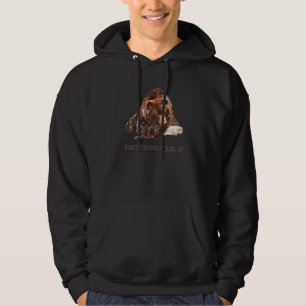 Sudadera Oso Pardo Grizzly De Protección Del Puerto En La N