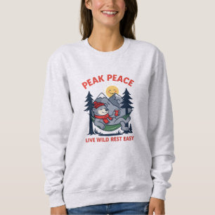 Sudadera Oso Peak Peace en hamaca Camping