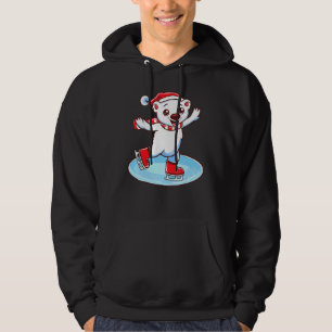 Sudadera Oso Polar Guay En Patines De Hielo