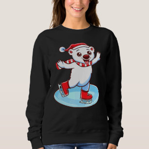 Sudadera Oso Polar Guay En Patines De Hielo