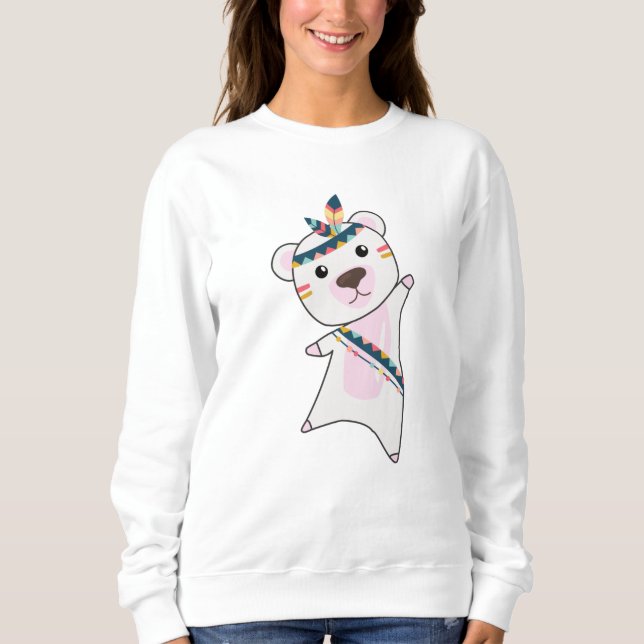 Sudadera Oso Polar Indio Fashing Teddy Feather (Anverso)