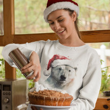 Oso polar navidad, personalizable