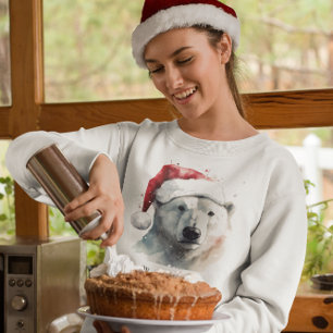 Sudadera Oso polar navidad, personalizable