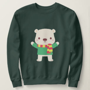 Sudadera Oso Polar Navideño Adorable