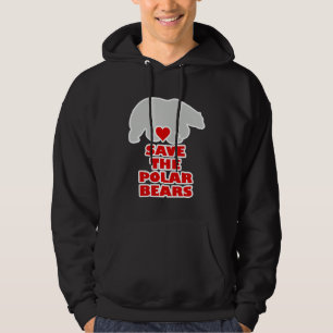 Sudadera Oso Polar para Mujeres Salva los Osos Polares