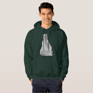 Sudadera Oso Polar Relajado - Arte Minimalista