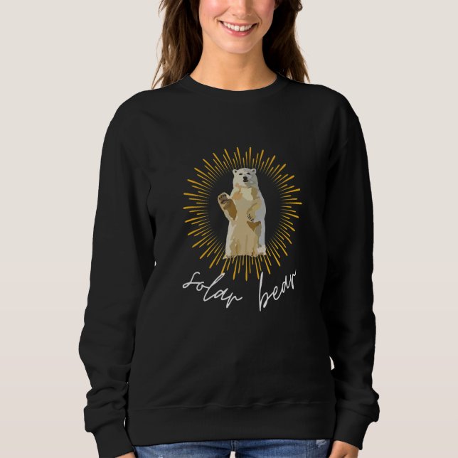 Sudadera Oso Solar Oso Polar (Anverso)