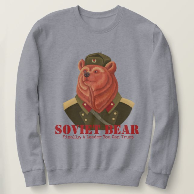 Sudadera Oso soviético (Anverso del diseño)