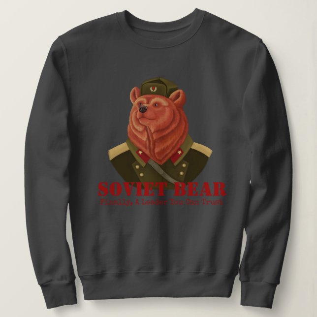 Sudadera Oso soviético (Anverso del diseño)