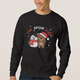 Sudadera Oso, soy el muñeco de nieve de nieve.