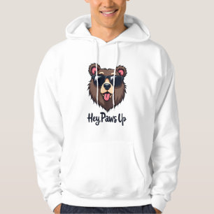 Sudadera Oso Vintage Hey Paws Up con Gafas de Sol Perro Div