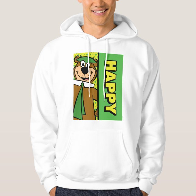 Sudadera Oso Yogui Feliz (Anverso)