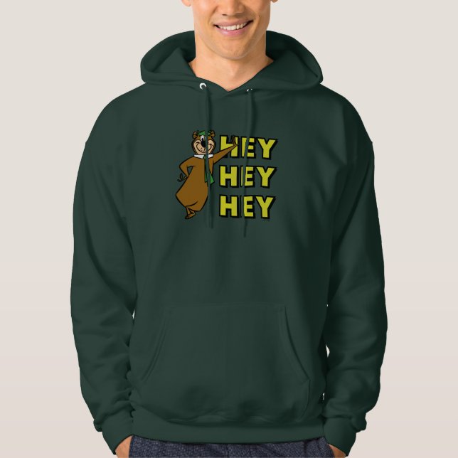 Sudadera Oso Yogui Hey Hey Hey (Anverso)