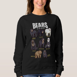 Sudadera Osos Animales del Mundo Zoológico Vida Silvestre B