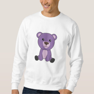 Sudadera Osos Coloridos De Oso Púrpura Cute Los Osos Animal