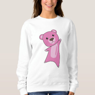 Sudadera Osos Coloridos De Oso Rosa Cuidan A Los Animales P