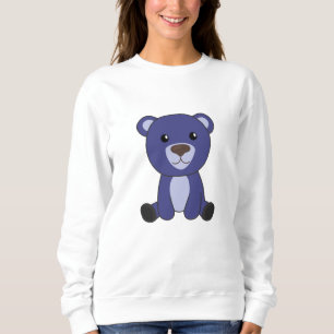 Sudadera Osos Coloridos Del Oso Azul Cute Animales Osos De
