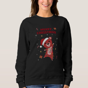 Sudadera Osos coloridos Feliz Navidad Animales de Invierno
