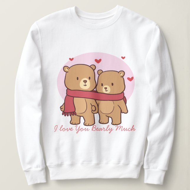 Sudadera Osos en la camiseta de amor (Anverso del diseño)