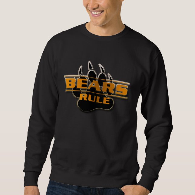 Sudadera Osos Impresionantes gobiernan el diseño (Anverso)