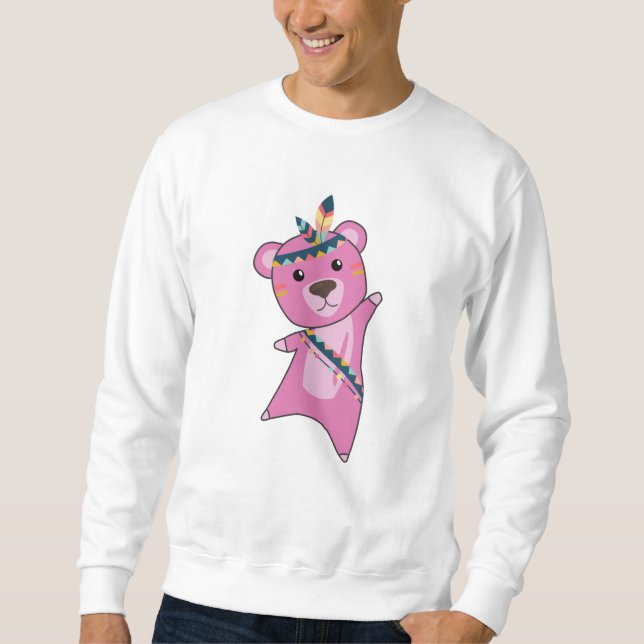 Sudadera Osos Indios Osos Con Fashing Teddy Feather (Anverso)