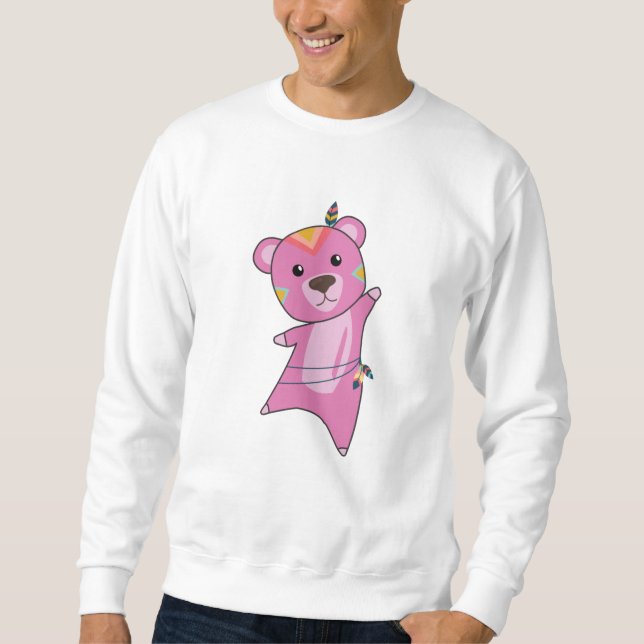 Sudadera Osos Indios Osos Con Fashing Teddy Feather (Anverso)