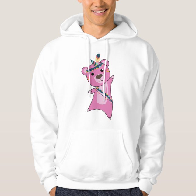 Sudadera Osos Indios Osos Con Fashing Teddy Feather (Anverso)