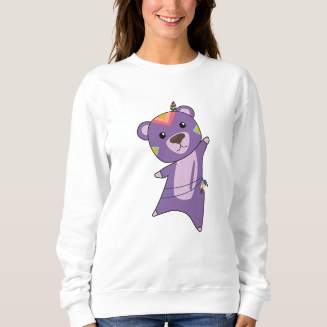 Sudadera Osos Indios Osos Con Fashing Teddy Feather (Anverso)