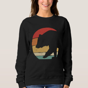 Sudadera Osos Pardo Grizzly Con Oso Vintage De Puesta De So