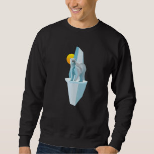 Sudadera Osos Polares en Hielo Hombres y Mujeres Niños y Ni