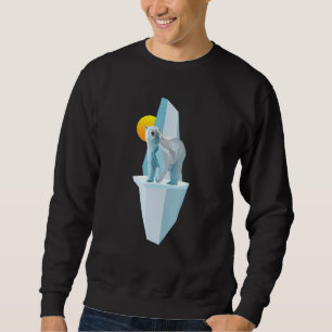 Sudadera Osos polares sobre hielo, hombres y mujeres, niños