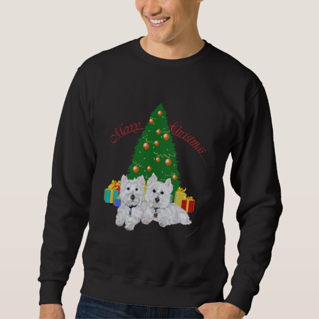 Sudadera Osos por el árbol de Navidad (Anverso)