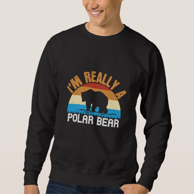 Sudadera Osos - Realmente Soy Un Oso Polar (Anverso)