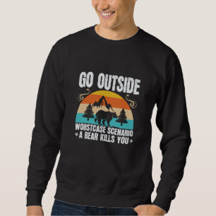 Sudadera Osos: Salir Afuera Peor Escenario Posible