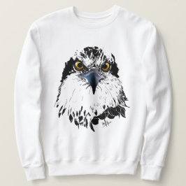 Sudadera Osprey Drawing Black and White Piereyyes Oyes