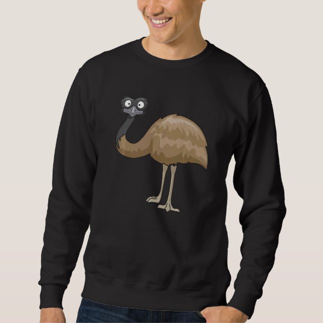Sudadera Ostrich Bird  Cute Birds Animal  Graphic (Anverso)
