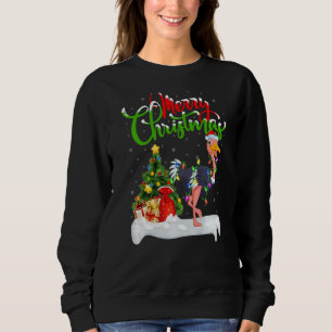 Sudadera Ostrich Bird Xmas Decoraciones Santa Ostrich Chris