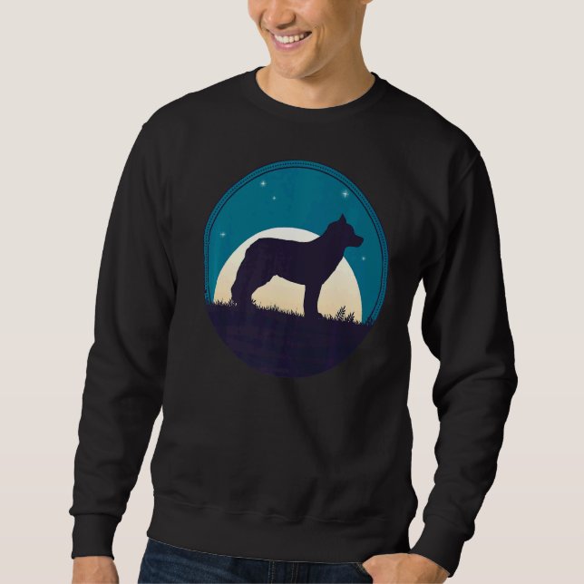 Sudadera Otaku Huskie Dog Retro 6 (Anverso)