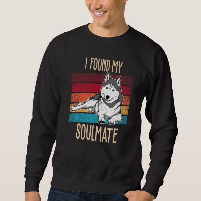 Sudadera Otaku Huskie Dog Vintage 12 (Anverso)