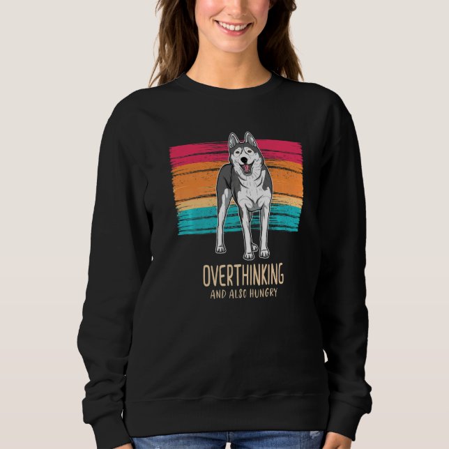 Sudadera Otaku Huskie Dog Vintage 32 (Anverso)