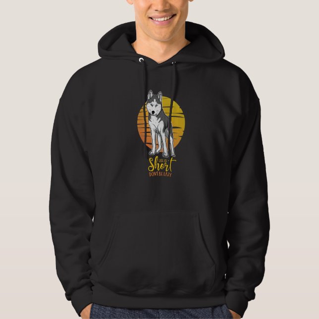 Sudadera Otaku Huskie Dog Vintage 4 (Anverso)