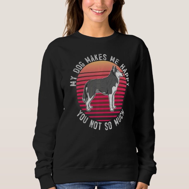 Sudadera Otaku Huskie Dog Vintage 49 (Anverso)